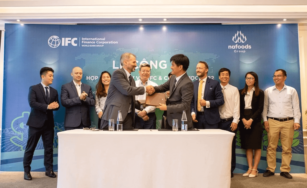 Nafoods Group Joint Stock Company successfully held a ceremony to announce investment cooperation with IFC