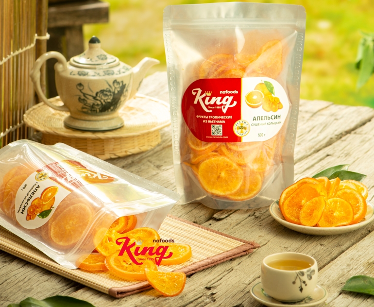 Kingfoods soft dried orange